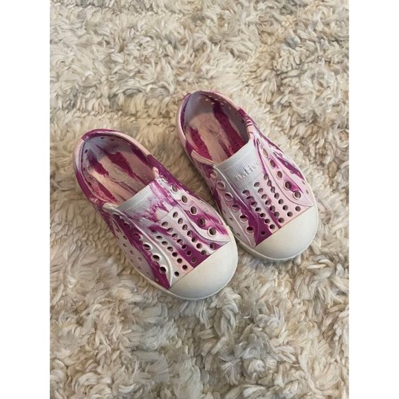 Native Jefferson Marbled Shoes Size 4 C - Picture 7 of 9